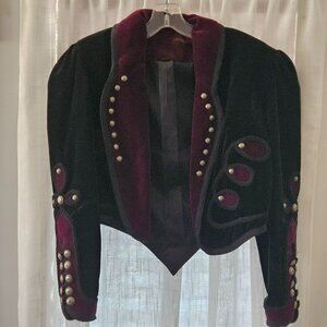 Velvet Crop Jacket